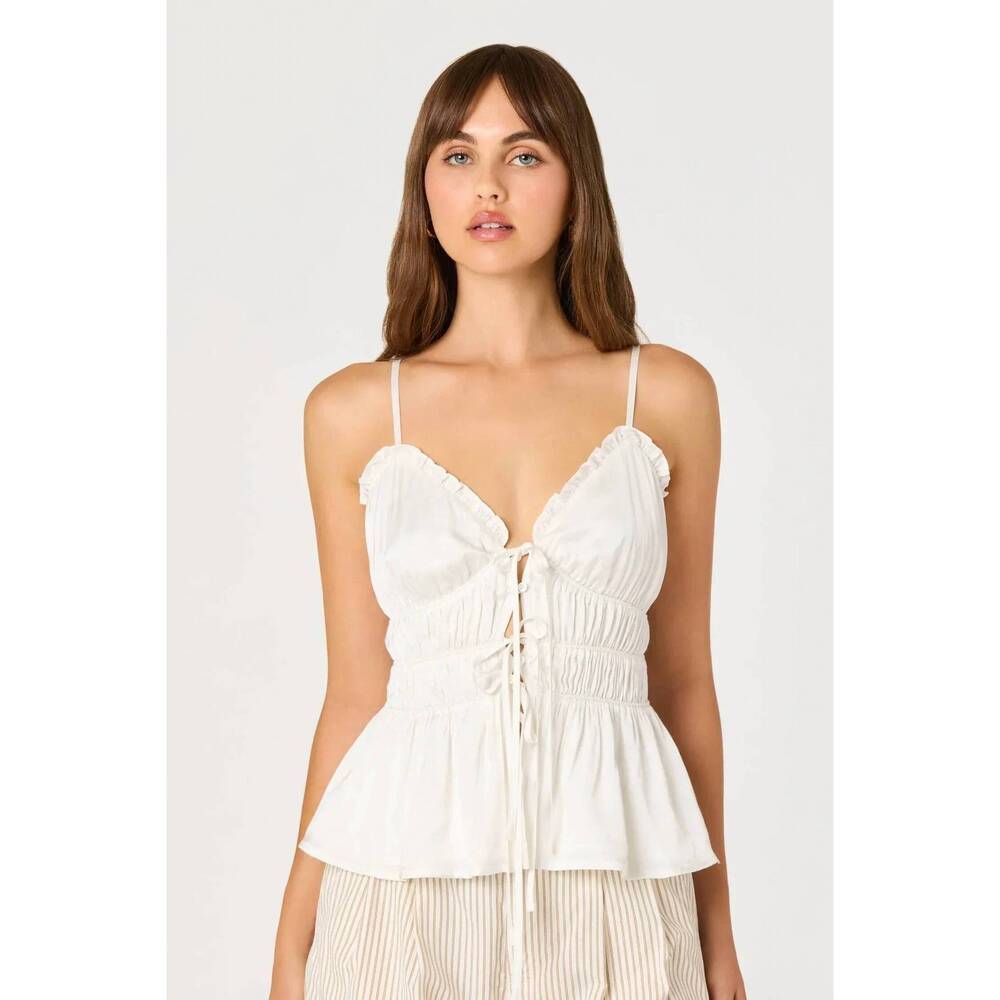 NEW ASTR fabiola top in white